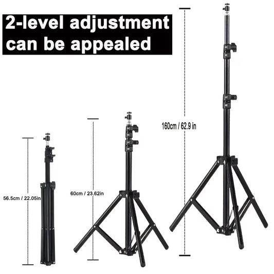 Extendable 160cm Projector Bracket Travel Tripod Lighting Stand for Magcubic HY300 and HY320 Mini Projectors and Cameras
