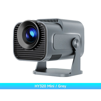 Magcubic HY320 Mini 720P Android 11 4K Projector with 300 ANSI Lumens, WiFi 6, Bluetooth 5.0, and 180° Rotatable Design for Outdoor Cinema