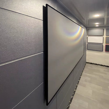 F1HALR Black Diamond ALR-1.5 Ambient Light Rejecting Edge Frame Projection Screen for Standard Long Throw Projectors