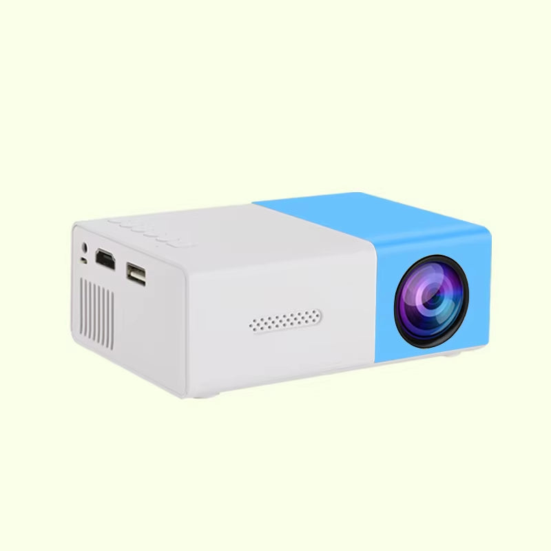 YG300 Mini Portable HD Projector for Home and Outdoor Use with USB, HDMI, and SD Card Connectivity