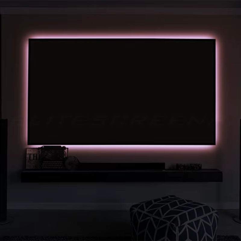 F1HALR Black Diamond ALR-1.5 Ambient Light Rejecting Edge Frame Projection Screen for Standard Long Throw Projectors