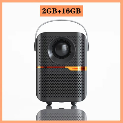 P11 Smart Projector - 1080P Mini Portable Home Cinema with Android 10.0 and WiFi, Compatible with Samsung and Apple, Ideal for Outdoor 4K Movies