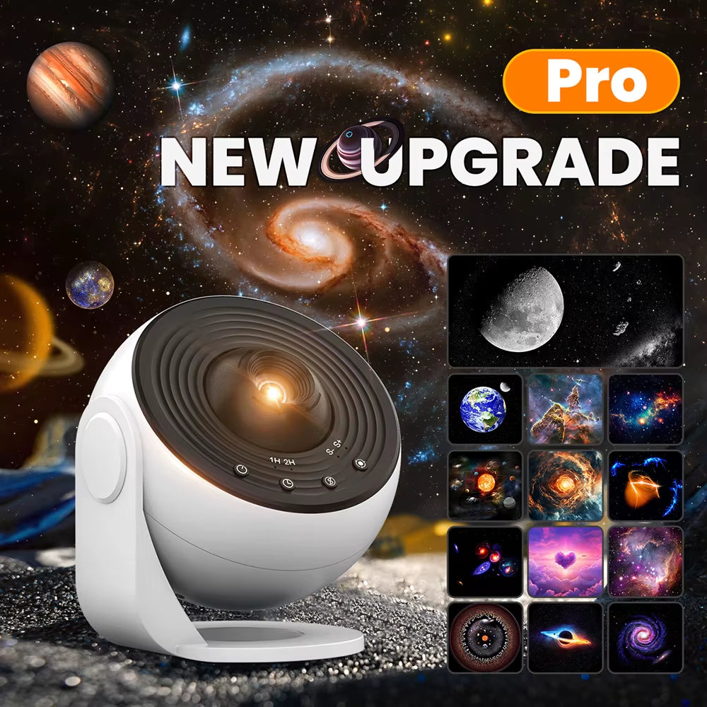 13-in-1 Star and Galaxy Projector: Planetarium Aurora Night Light for Bedrooms and Kids