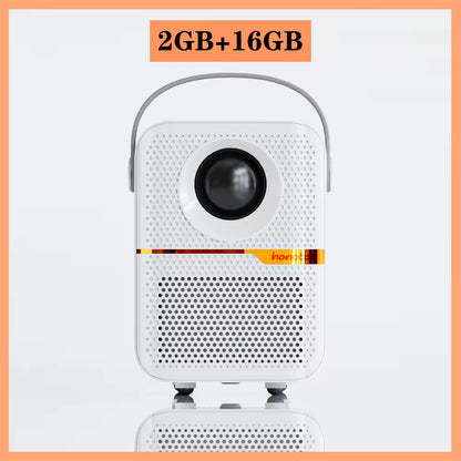 P11 Smart Projector - 1080P Mini Portable Home Cinema with Android 10.0 and WiFi, Compatible with Samsung and Apple, Ideal for Outdoor 4K Movies