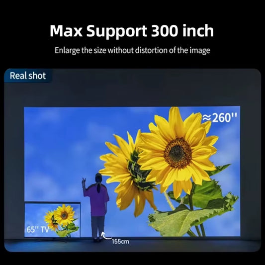 Lenovo 4K Ultra HD Portable Laser Projector with Android, Wi-Fi 6, Auto Focus, and Outdoor Full HD Video for Home Theater