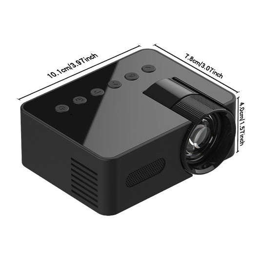 YT100 Portable HD Mini Projector with Wireless Phone Connectivity for Home Use