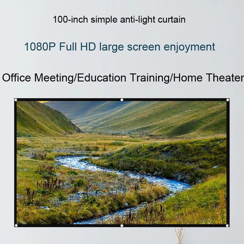 Portable 169 Metal Projector Screen