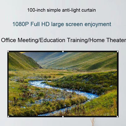 Portable 169 Metal Projector Screen