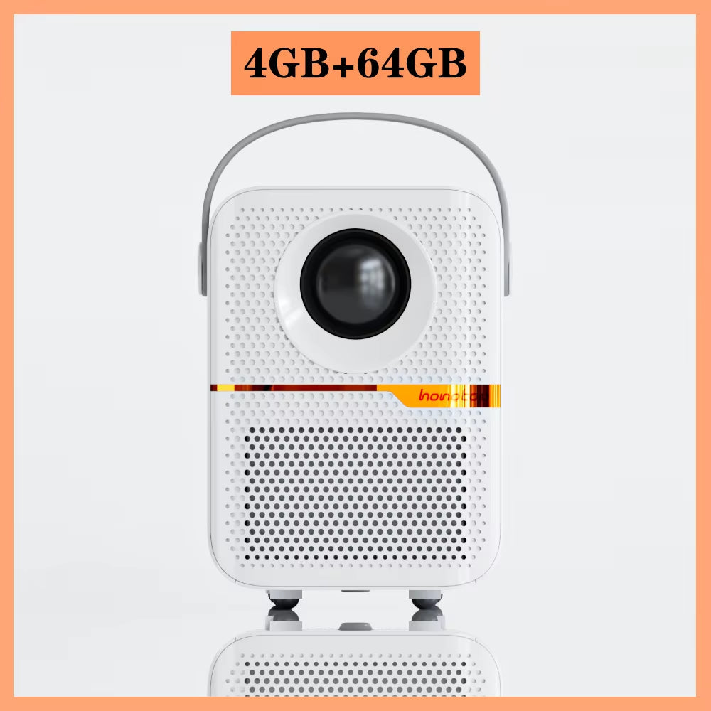 P11 Smart Projector - 1080P Mini Portable Home Cinema with Android 10.0 and WiFi, Compatible with Samsung and Apple, Ideal for Outdoor 4K Movies