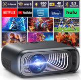 P4 Smart Android Full HD 1080P Portable Projector with 4K and 3D Video for Home Theater