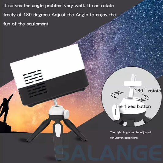 Salange Portable Flexible Tripod Stand for Smartphones and Cameras - Mini Foldable Mount with Mounting Screw for Projectors and Travel Use