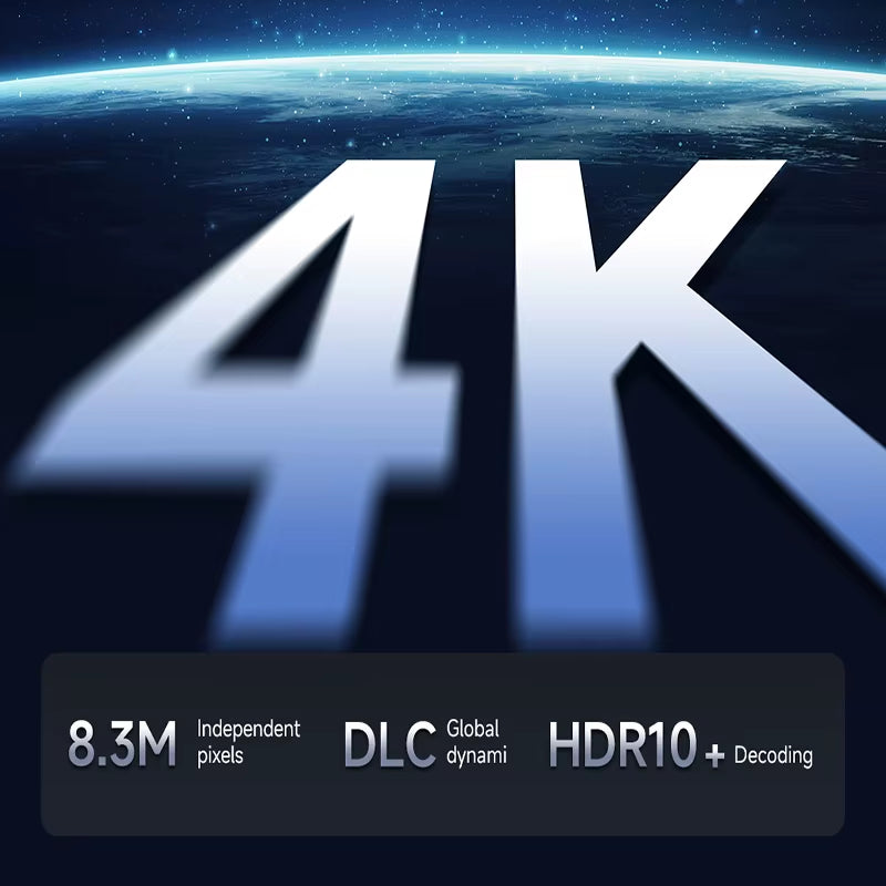 Formovie X5 4K Home Theater Projector - 4500 ANSI Lumens, HDR10+, WiFi 6, 3840x2160p Native Resolution, ALPD Technology, MEMC for Enhanced Cinema Experience