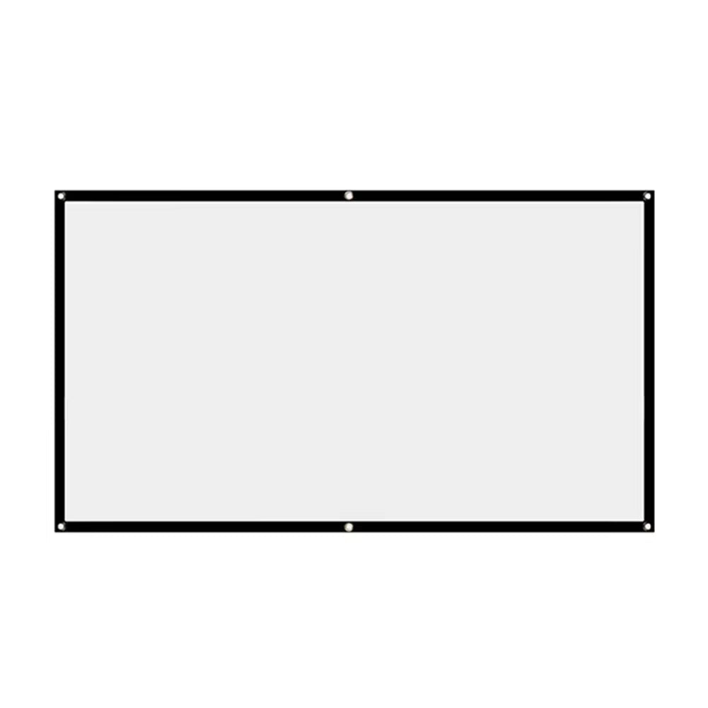 169 Portable HD Projector Screen. for Home Theater and Outdoor Use - Available in 60/72/84/100/120/150 Inches