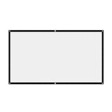 169 Portable HD Projector Screen. for Home Theater and Outdoor Use - Available in 60/72/84/100/120/150 Inches