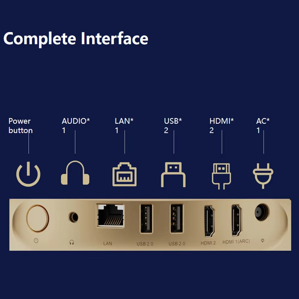 Formovie V10 Home Projector - Native 4K Ultra HD, 2500 ANSI Lumens, 240Hz MEMC, Integrated Subwoofer and Stereo Speakers, Android OS with English Support