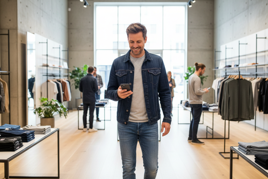 Random male customer